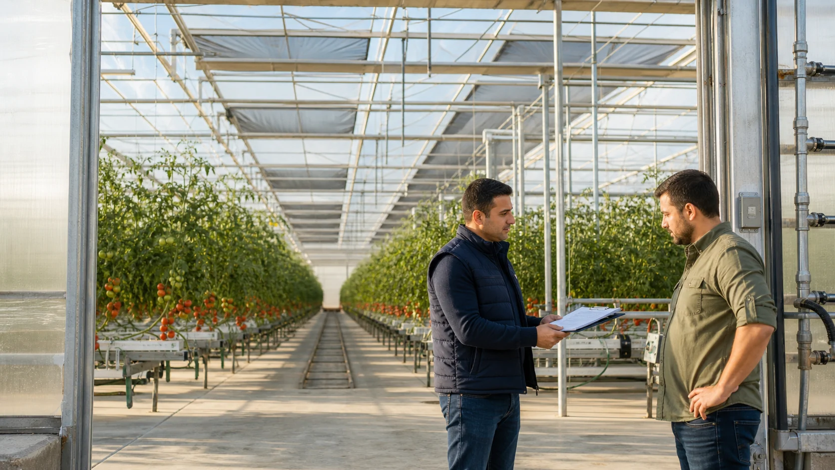 AI-assisted editorial cover illustration for Top 15 Turnkey Greenhouse Suppliers in Türkiye