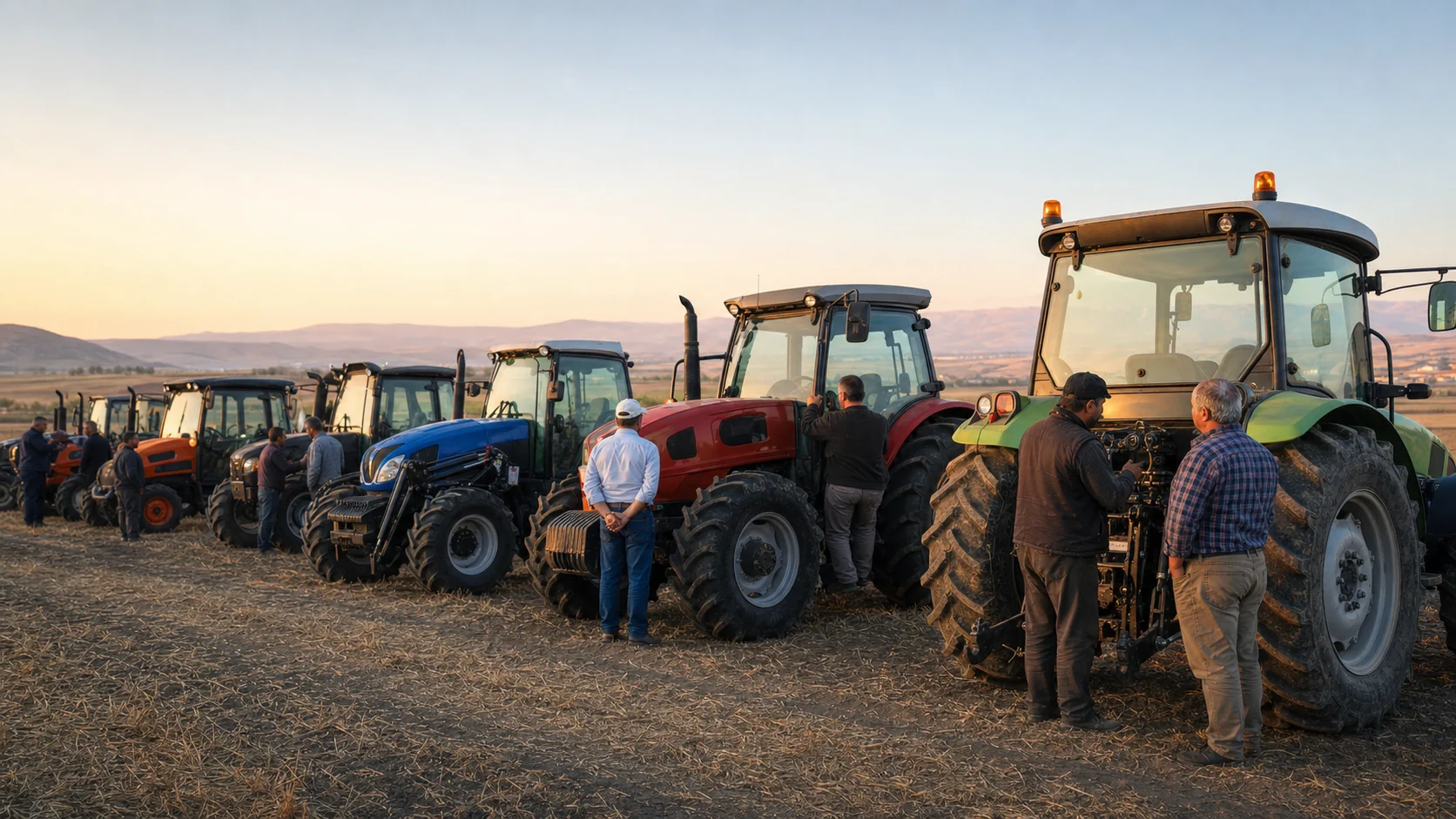 AI-assisted editorial cover illustration for 11 Tractor Manufacturers and Suppliers Headquartered in Türkiye