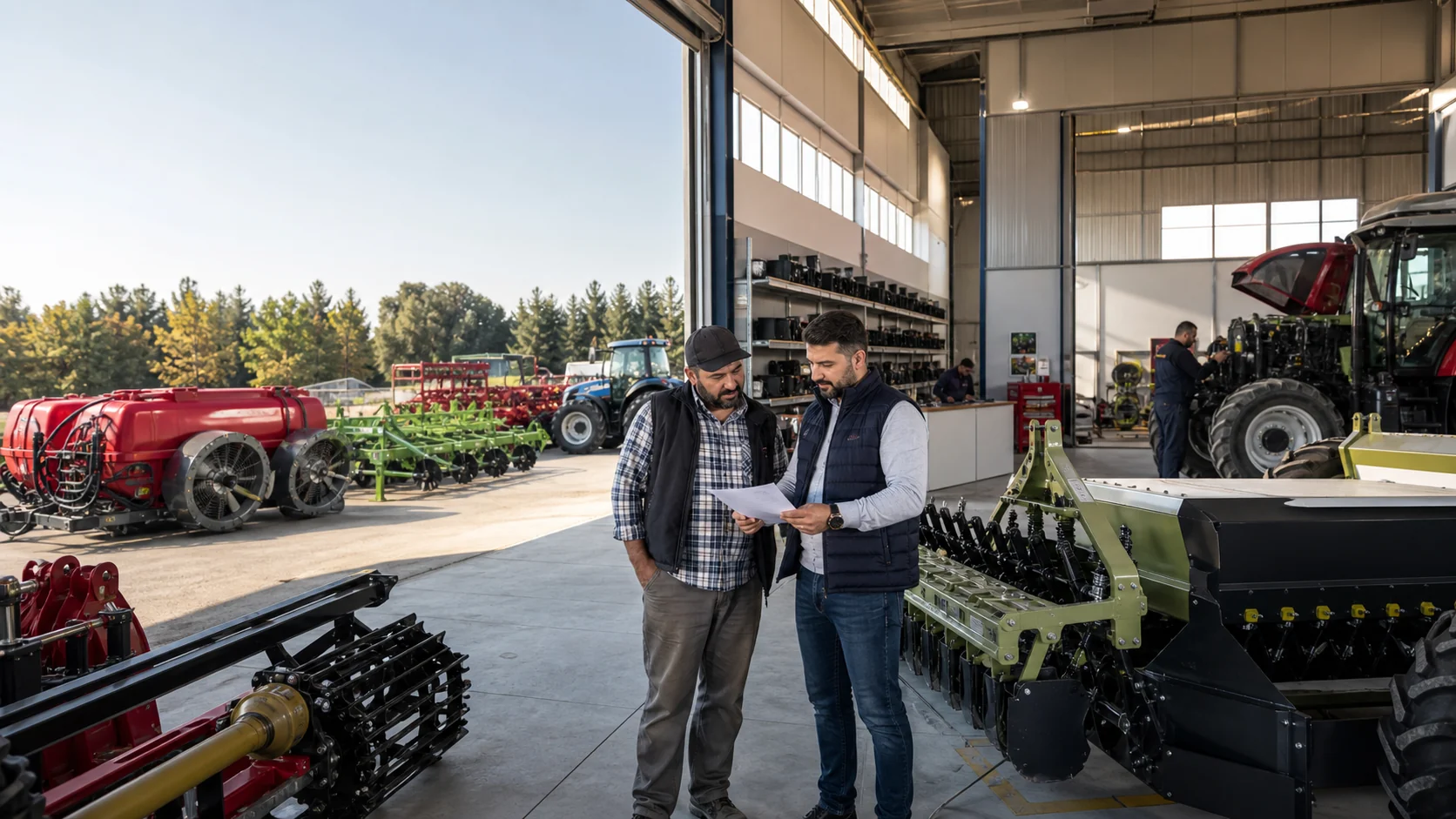 AI-assisted editorial cover illustration for 25 Turkish Farm-Equipment Manufacturers: Central Anatolia and National Production Guide